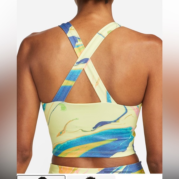 Nike Aurora Women's Cropped Marbled Tank - Picture 5 of 16